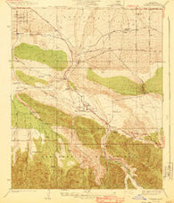 Valyermo California Historical topographic map, 1:24000 scale, 7.5 X 7.5 Minute, Year 1940