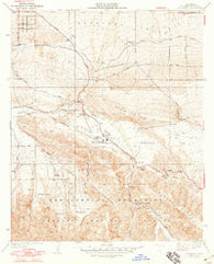Valyermo California Historical topographic map, 1:24000 scale, 7.5 X 7.5 Minute, Year 1940
