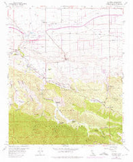 Valyermo California Historical topographic map, 1:24000 scale, 7.5 X 7.5 Minute, Year 1958