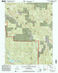 Van Arsdale Reservoir California Historical topographic map, 1:24000 scale, 7.5 X 7.5 Minute, Year 1996