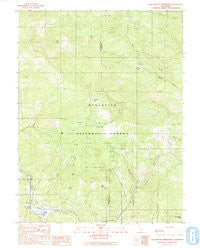 Van Arsdale Reservoir California Historical topographic map, 1:24000 scale, 7.5 X 7.5 Minute, Year 1991