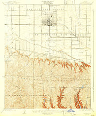 Van Nuys California Historical topographic map, 1:24000 scale, 7.5 X 7.5 Minute, Year 1926