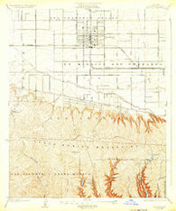 Van Nuys California Historical topographic map, 1:24000 scale, 7.5 X 7.5 Minute, Year 1926