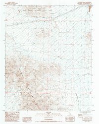 Van Winkle Wash California Historical topographic map, 1:24000 scale, 7.5 X 7.5 Minute, Year 1985
