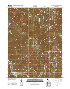 Van Arsdale Reservoir California Historical topographic map, 1:24000 scale, 7.5 X 7.5 Minute, Year 2012