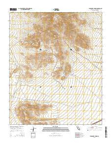 Van Winkle Spring California Current topographic map, 1:24000 scale, 7.5 X 7.5 Minute, Year 2015
