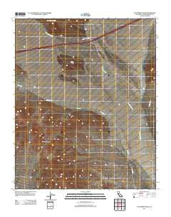 Van Winkle Wash California Historical topographic map, 1:24000 scale, 7.5 X 7.5 Minute, Year 2012