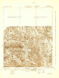 Vejor California Historical topographic map, 1:24000 scale, 7.5 X 7.5 Minute, Year 1929