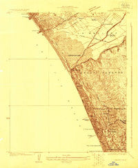 Venice California Historical topographic map, 1:24000 scale, 7.5 X 7.5 Minute, Year 1923