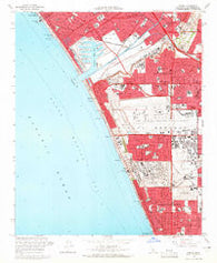 Venice California Historical topographic map, 1:24000 scale, 7.5 X 7.5 Minute, Year 1964