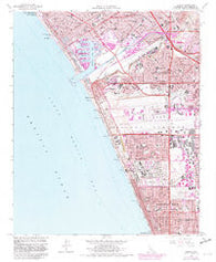 Venice California Historical topographic map, 1:24000 scale, 7.5 X 7.5 Minute, Year 1964