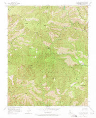Ventana Cones California Historical topographic map, 1:24000 scale, 7.5 X 7.5 Minute, Year 1956