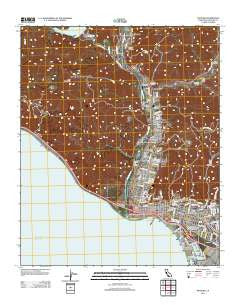 Ventura California Historical topographic map, 1:24000 scale, 7.5 X 7.5 Minute, Year 2012