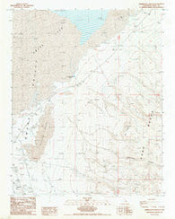 Vermillion Canyon California Historical topographic map, 1:24000 scale, 7.5 X 7.5 Minute, Year 1987