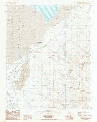 Vermillion Canyon California Historical topographic map, 1:24000 scale, 7.5 X 7.5 Minute, Year 1987