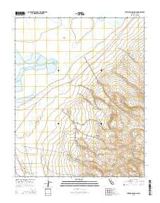 Vermillion Canyon California Current topographic map, 1:24000 scale, 7.5 X 7.5 Minute, Year 2015