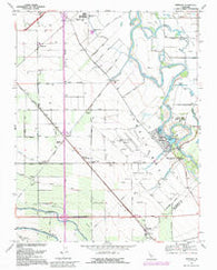 Vernalis California Historical topographic map, 1:24000 scale, 7.5 X 7.5 Minute, Year 1991