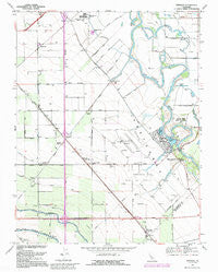 Vernalis California Historical topographic map, 1:24000 scale, 7.5 X 7.5 Minute, Year 1991