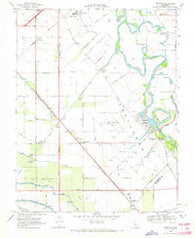 Vernalis California Historical topographic map, 1:24000 scale, 7.5 X 7.5 Minute, Year 1969