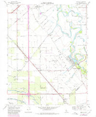 Vernalis California Historical topographic map, 1:24000 scale, 7.5 X 7.5 Minute, Year 1969