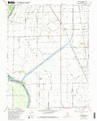 Verona California Historical topographic map, 1:24000 scale, 7.5 X 7.5 Minute, Year 1967