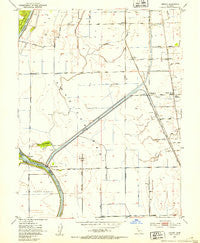 Verona California Historical topographic map, 1:24000 scale, 7.5 X 7.5 Minute, Year 1952