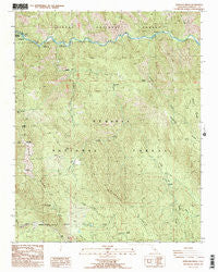 Verplank Ridge California Historical topographic map, 1:24000 scale, 7.5 X 7.5 Minute, Year 1987
