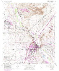 Victorville California Historical topographic map, 1:24000 scale, 7.5 X 7.5 Minute, Year 1956