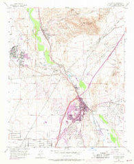 Victorville California Historical topographic map, 1:24000 scale, 7.5 X 7.5 Minute, Year 1956