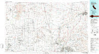 Victorville California Historical topographic map, 1:100000 scale, 30 X 60 Minute, Year 1982