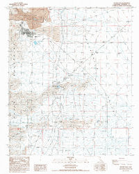Victory Pass California Historical topographic map, 1:24000 scale, 7.5 X 7.5 Minute, Year 1987
