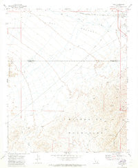 Vidal California Historical topographic map, 1:24000 scale, 7.5 X 7.5 Minute, Year 1971
