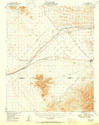 Vidal California Historical topographic map, 1:62500 scale, 15 X 15 Minute, Year 1950