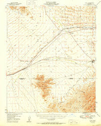 Vidal California Historical topographic map, 1:62500 scale, 15 X 15 Minute, Year 1950