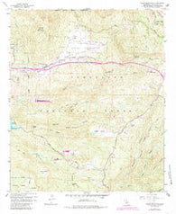 Viejas Mountain California Historical topographic map, 1:24000 scale, 7.5 X 7.5 Minute, Year 1960
