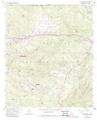 Viejas Mountain California Historical topographic map, 1:24000 scale, 7.5 X 7.5 Minute, Year 1960