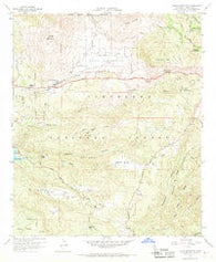 Viejas Mountain California Historical topographic map, 1:24000 scale, 7.5 X 7.5 Minute, Year 1960