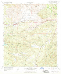 Viejas Mountain California Historical topographic map, 1:24000 scale, 7.5 X 7.5 Minute, Year 1960