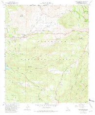 Viejas Mountain California Historical topographic map, 1:24000 scale, 7.5 X 7.5 Minute, Year 1960