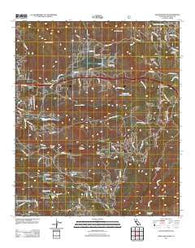 Viejas Mountain California Historical topographic map, 1:24000 scale, 7.5 X 7.5 Minute, Year 2012
