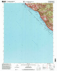 Villa Creek California Historical topographic map, 1:24000 scale, 7.5 X 7.5 Minute, Year 1995