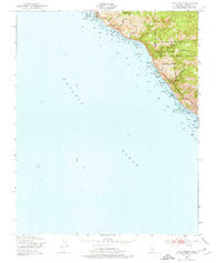 Villa Creek California Historical topographic map, 1:24000 scale, 7.5 X 7.5 Minute, Year 1949