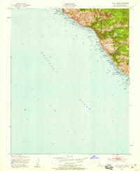 Villa Creek California Historical topographic map, 1:24000 scale, 7.5 X 7.5 Minute, Year 1949