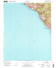 Villa Creek California Historical topographic map, 1:24000 scale, 7.5 X 7.5 Minute, Year 1949