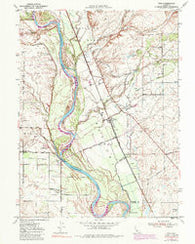 Vina California Historical topographic map, 1:24000 scale, 7.5 X 7.5 Minute, Year 1950