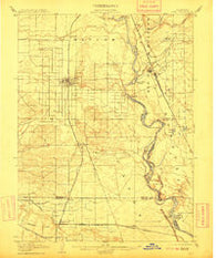 Vina California Historical topographic map, 1:62500 scale, 15 X 15 Minute, Year 1904