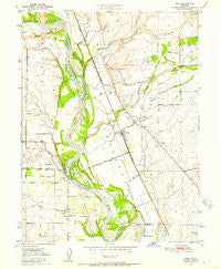 Vina California Historical topographic map, 1:24000 scale, 7.5 X 7.5 Minute, Year 1950