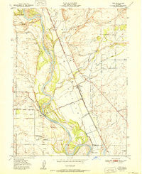 Vina California Historical topographic map, 1:24000 scale, 7.5 X 7.5 Minute, Year 1951