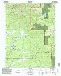 Viola California Historical topographic map, 1:24000 scale, 7.5 X 7.5 Minute, Year 1995