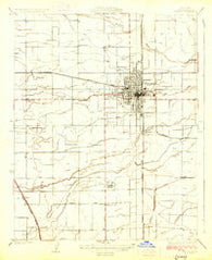 Visalia California Historical topographic map, 1:31680 scale, 7.5 X 7.5 Minute, Year 1927